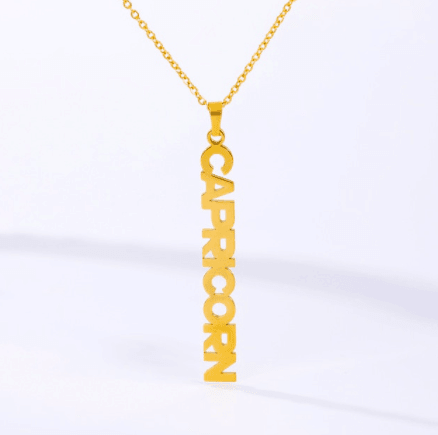 Vertical Zodiac Necklace - SHOP LANI