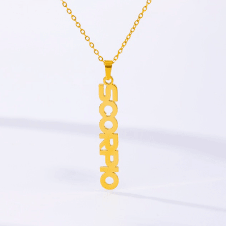 Vertical Zodiac Necklace - SHOP LANI