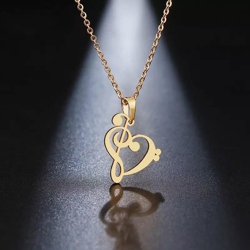 Heart of Music set - gold