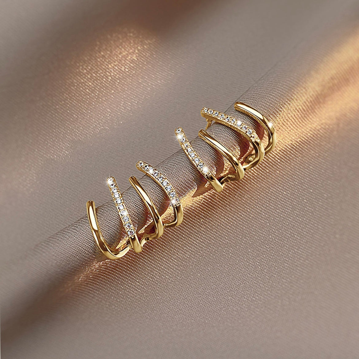 Gold Claw Earrings