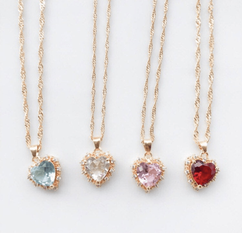 Crazy in love Necklace | light pink - SHOP LANI